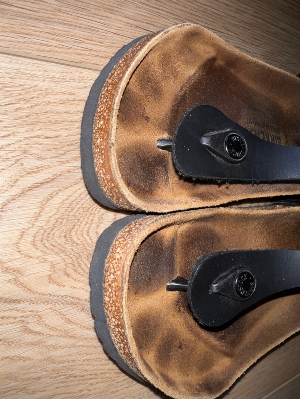 Birkenstock Black Thong Sandals - Picture 5 of 8